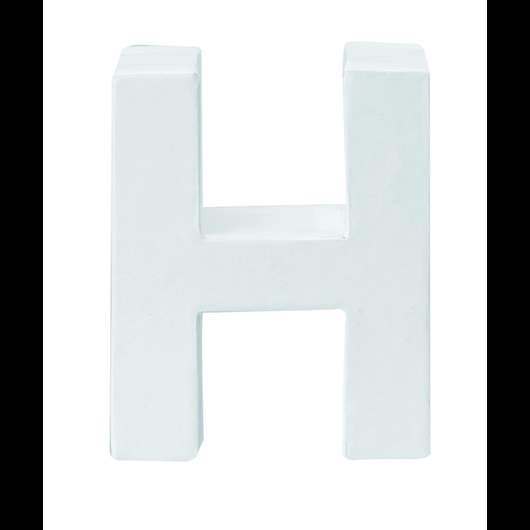 Papp-Buchstaben H 10x3,5cm